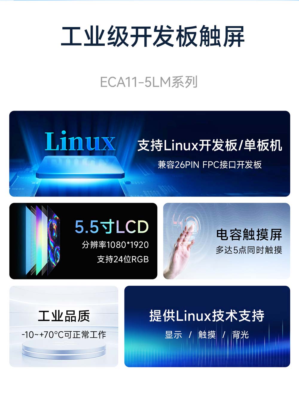 ECA11工業(yè)級開發(fā)板觸屏